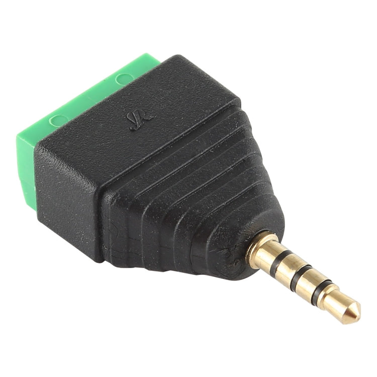 3,5-mm-Stecker 3-poliger 3-poliger Klemmenblock-Stereo-Audioanschluss