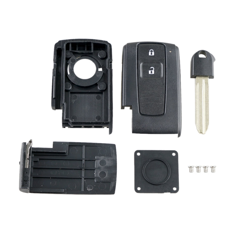 2-Tasten-Autoschlüsselgehäuse mit Fernbedienung und Schlüssel für Toyota Prius, For Toyota Prius 2-button