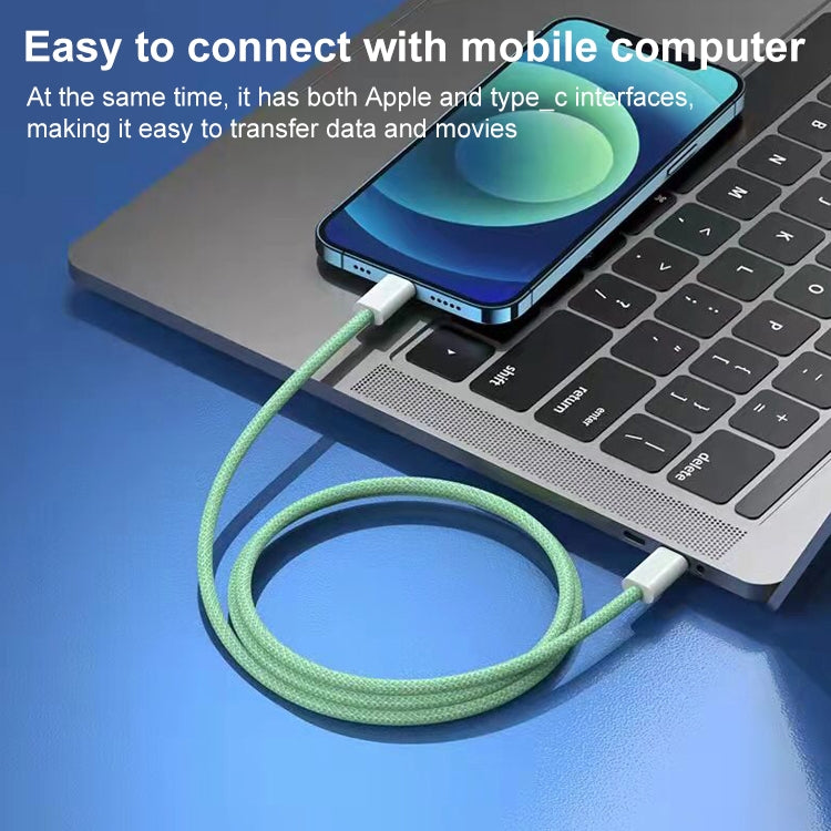 20W PD USB-C / Typ-C bis 8 Pin-Datenkabel, Kabellänge: 1m (weiß)