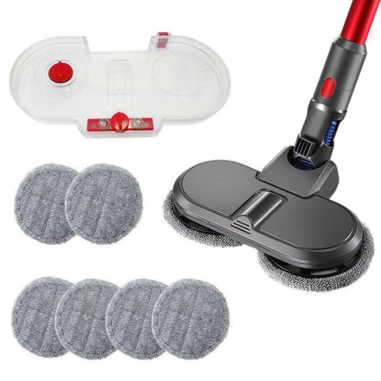 X001 Staubsauger Elektrischer Mopp-Reinigungskopf mit Wassertank, For Dyson V7 -V11 Grey, For Dyson V6