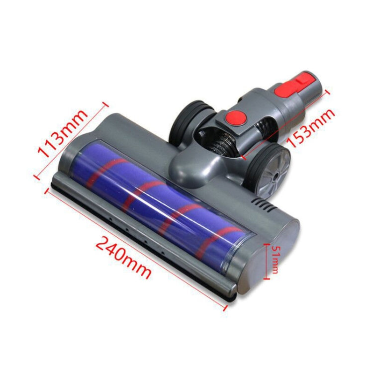 Für Dyson V7 / V8 / V10 / V11 Staubsauger Elektrische Bodenbürste, Roller Brush, Soft Velvet Electric Floor Brush