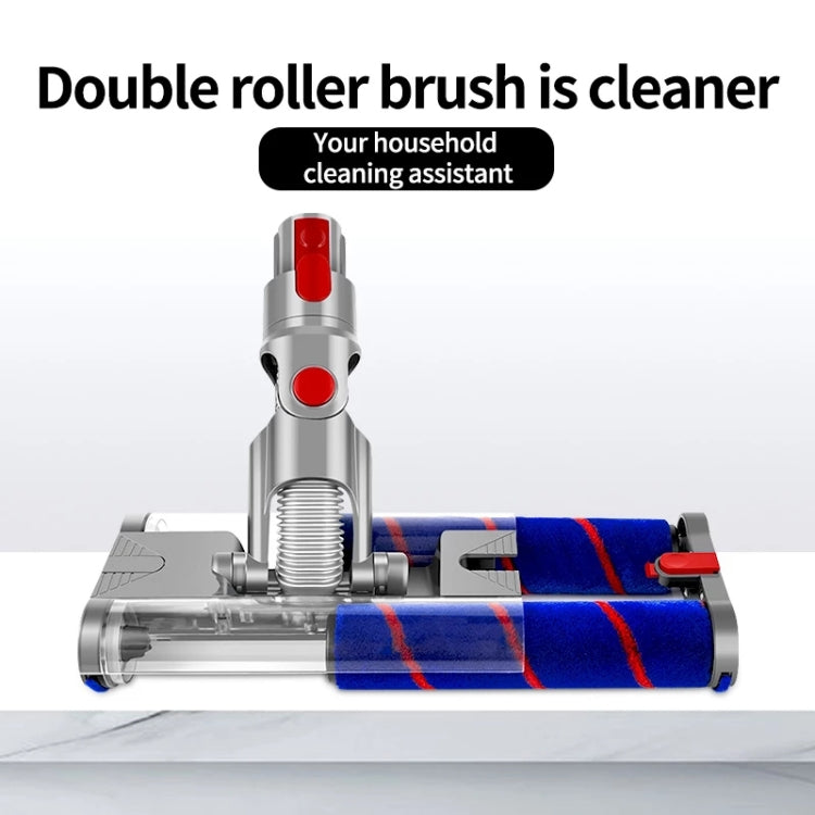 Doppelwalzenbürste Universelle elektrische Bodenbürste, For Dyson V7 / V8 / V10 / V11 23cm, For Dyson SLIM