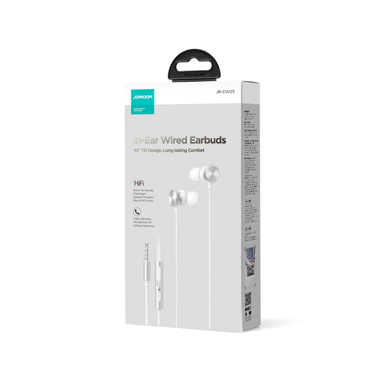 JOYROOM JR-EW03 3,5-mm-In-Ear-Kopfhörer mit Metallkabel, Länge: 1,2 m