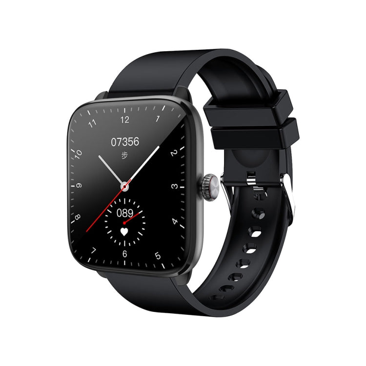 T20 1,96 Zoll IP67 wasserdichte Silikonband-Smartwatch, unterstützt Dual-Mode-Bluetooth-Anruf-/Herzfrequenzüberwachung