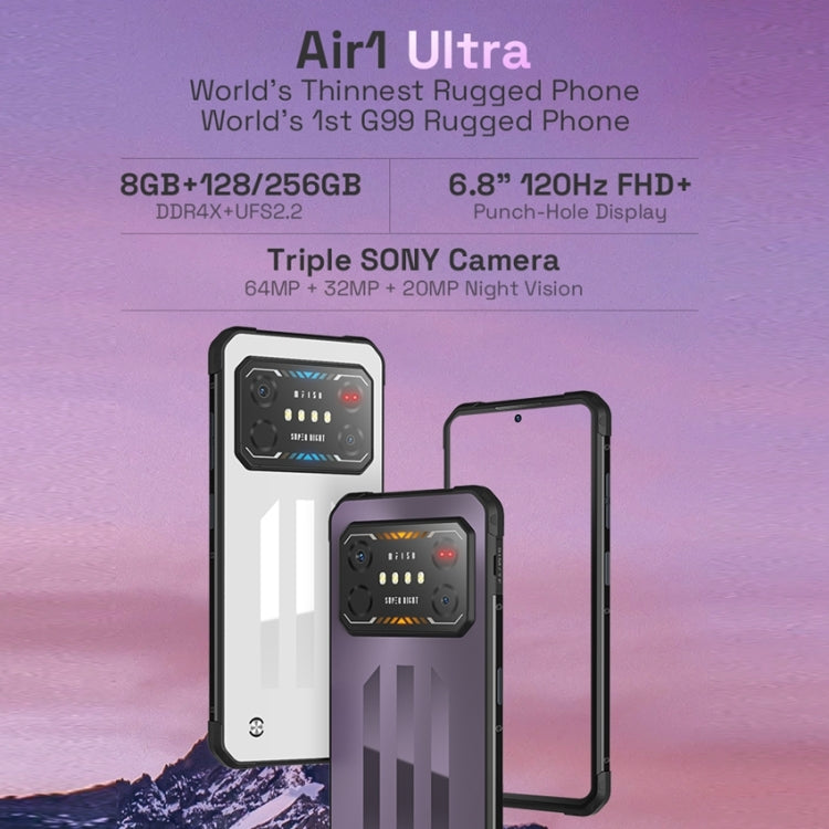 IIIF150 Air1 Ultra - Dual Kameras, 8 GB + 128 GB  6,8 Zoll Android 12.0