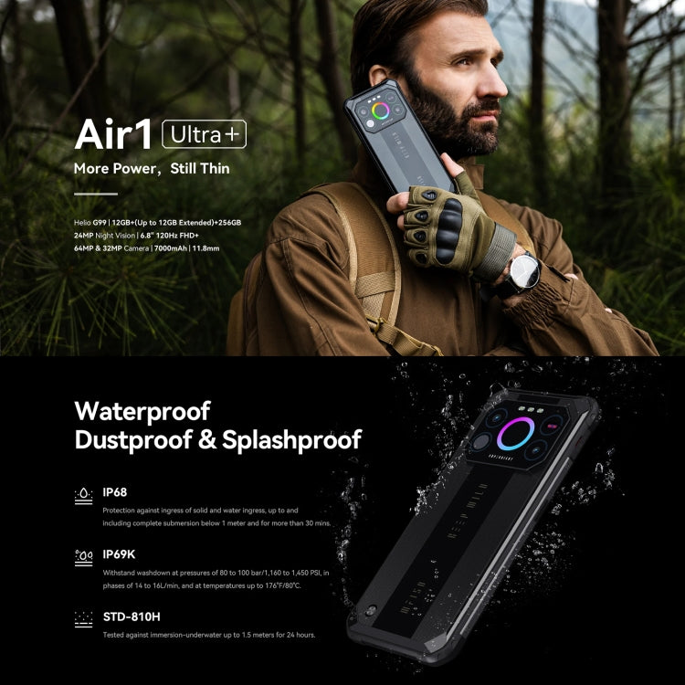 IIIF150 Air1 Ultra+,Dual Back Cameras, 12GB+256GB