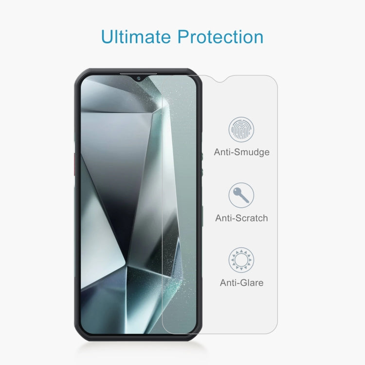 Für OUKITEL WP35 1 Stück 0,26 mm 9H 2.5D gehärtete Glasfolie