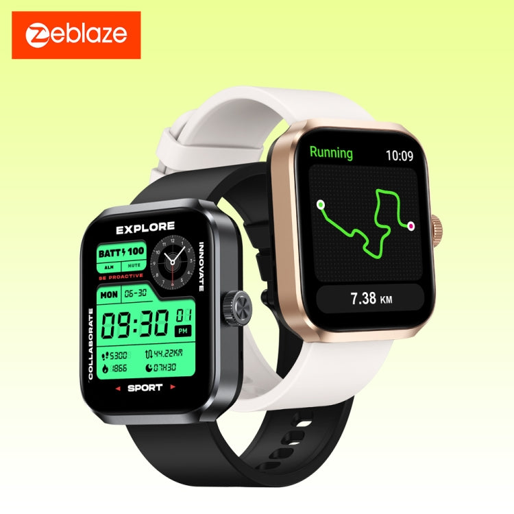 Zeblaze Beyond 3 Plus, stilvolle GPS-Smartwatch mit 1,78 Zoll Bildschirm, unterstützt Bluetooth-Anrufe, Herzfrequenz- und Blutsauerstoffüberwachung