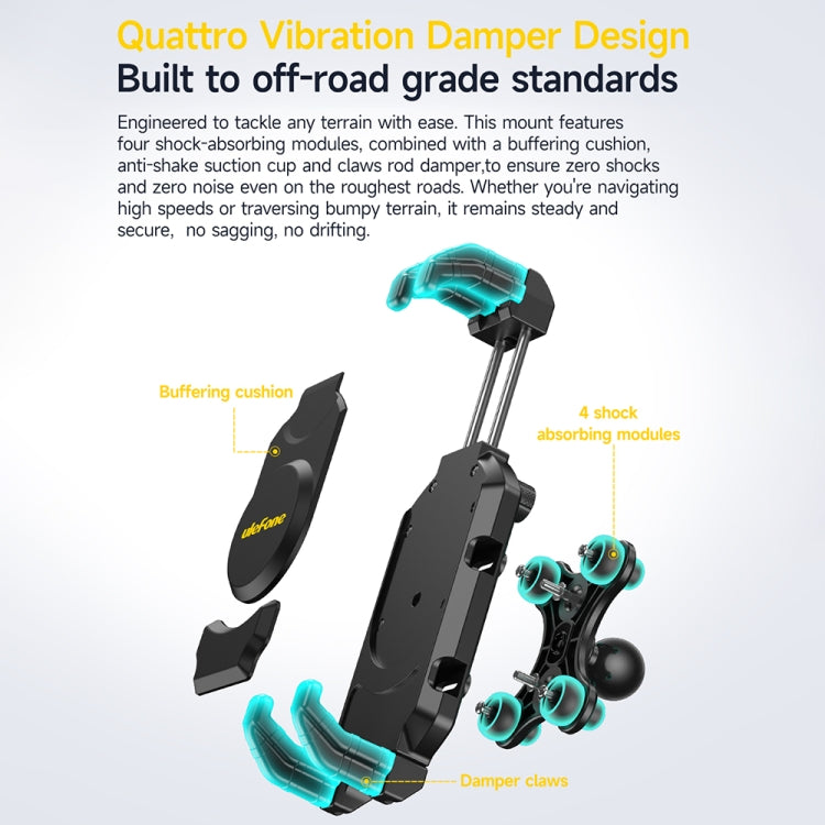 Ulefone UAN02 Armor Mount Max Autotelefon-Tablethalterung, UAN02