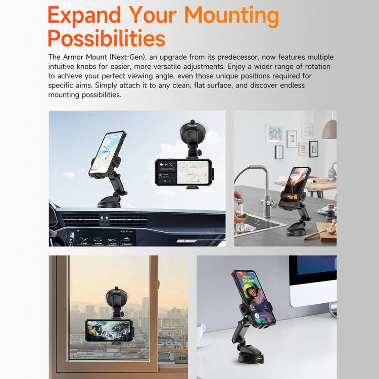 Ulefone UAN15 Armor Mount Auto-/Tisch-Handyhalterung, Standardmodell, UAN15