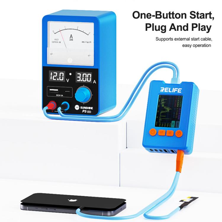 P5 Mini 5V / 3A Dual-Display Smart-Netzteil mit Amperemeter