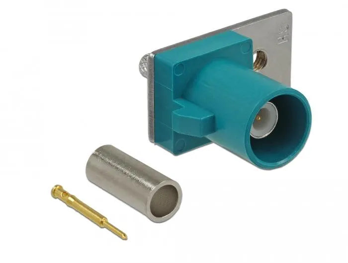 FAKRA Z Stecker Federpin zum Crimpen 1 vorgestanztes Loch