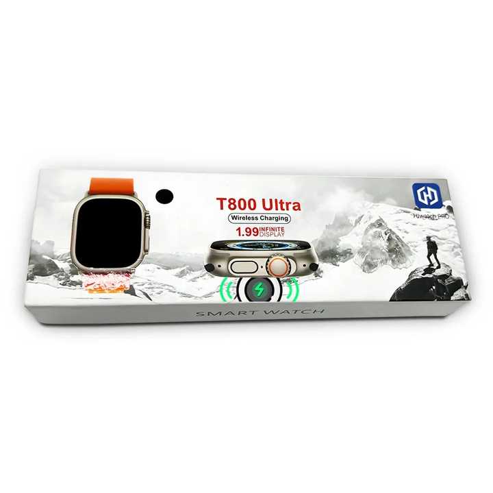 Smartwatch Ultra Smart Watch T800 Serie 7, 8, S8 45mm 2,08 Zoll Siber Modell