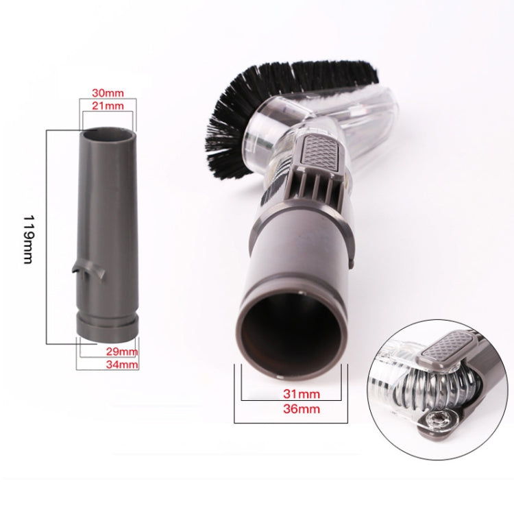 Haushaltsstaubsauger Transparenter Bürstenkopf Teile Zubehör für Dyson, Transparent Brush Head