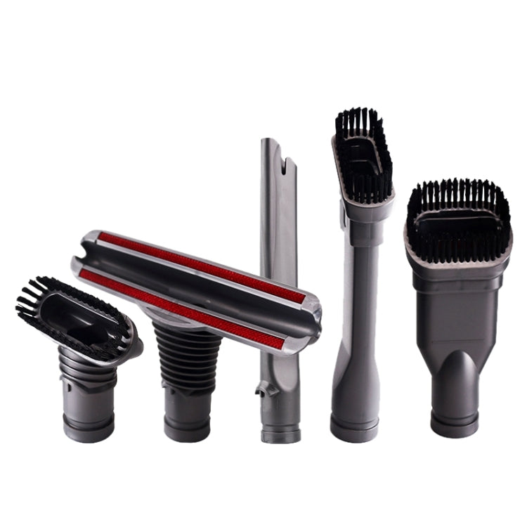 5 PCS Haushalts-Wireless-Staubsauger-Bürstenkopf-Teile-Zubehör für Dyson V6, 5pcs / Set