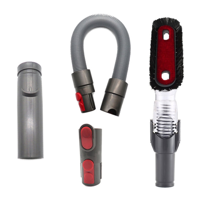 XD998 4-in-1-Handwerkzeug, biegsamer antistatischer Saugkopf-Kits D931 D928 D918 D907 für Dyson V6 / V7 / V8 / V9 / V10 Staubsauger, XD998