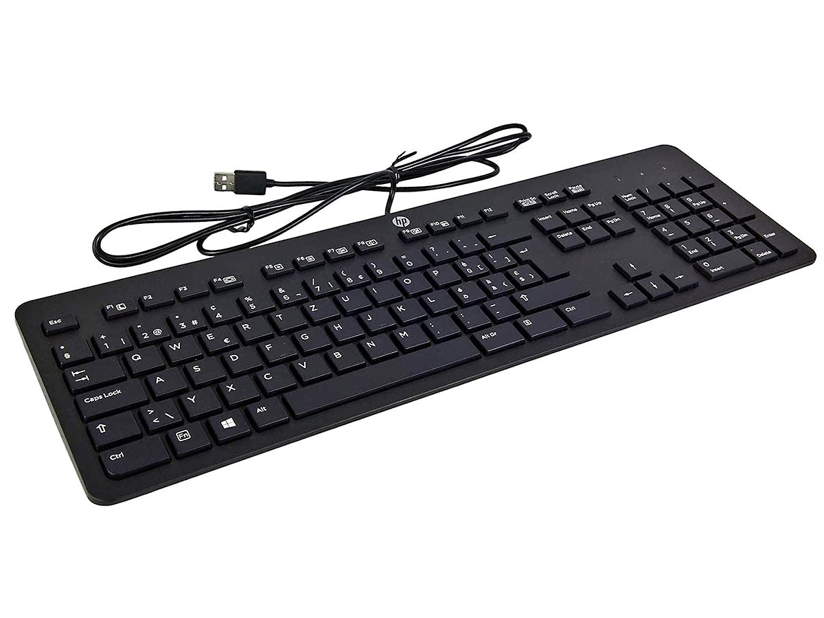 HP Business Slim USB Tastatur | Schwarz | DEUTSCHLAND
