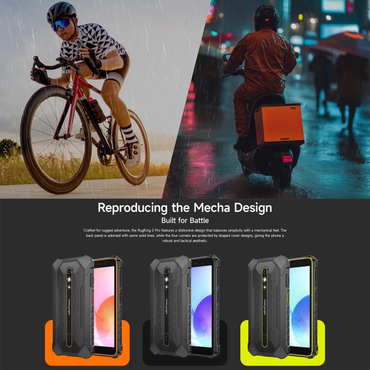 Ulefone RugKing 2 Pro, 4GB+128GB, IP68/IP69K, 5.45" Android 15 Unisoc T7250 Octa Core