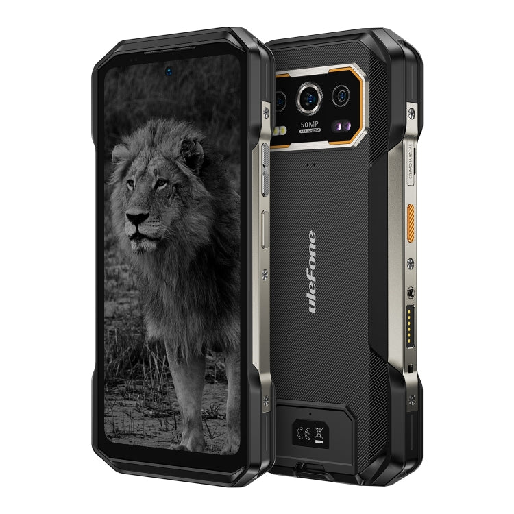 Robustes Ulefone Armor 27 Pro-Telefon, 12 GB + 256 GB, Nachtsicht, 10600 mAh, 6,78 Zoll Android 14 MediaTek Dimensity 6300 Octa Core, Netzwerk: 5G, NFC, Armor 27 Pro