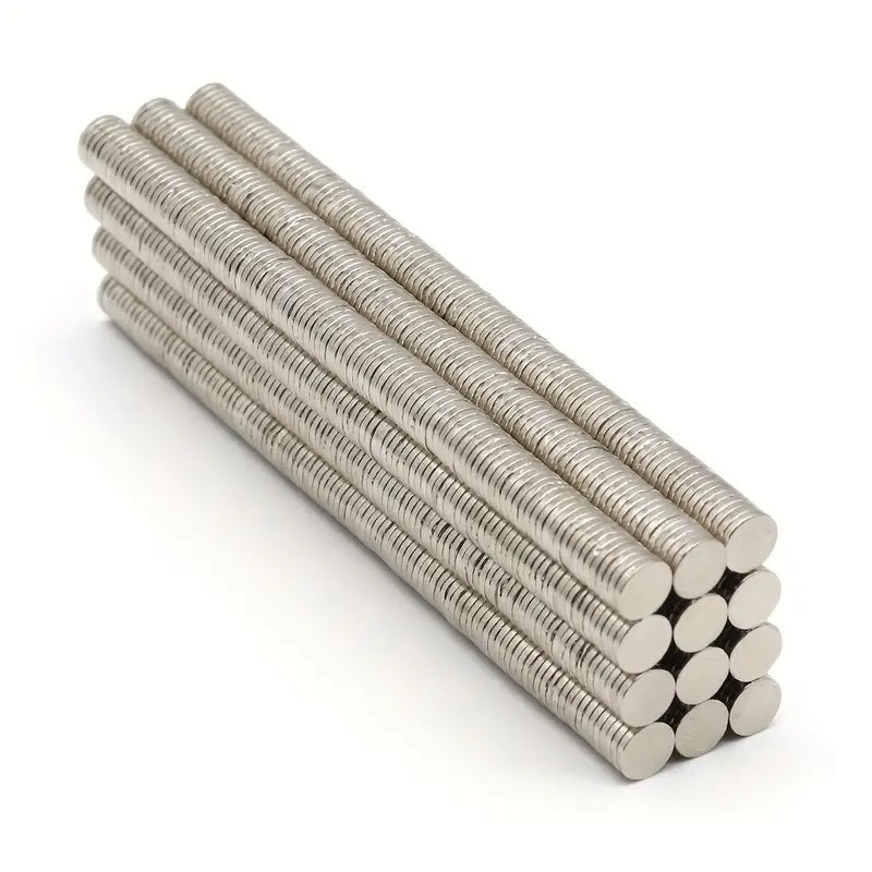 100 Stück Magnet-Plättchen, 5x1mm Rund