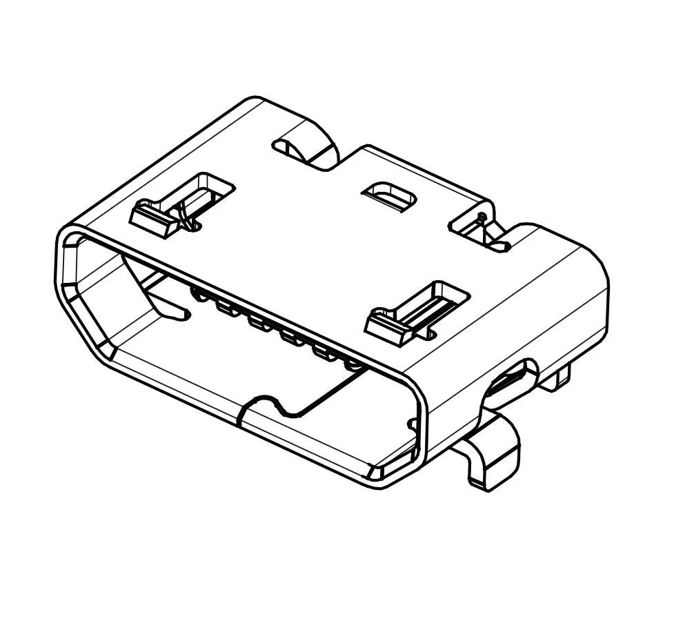 Micro USB Typ B Buchse, ohne Kragen