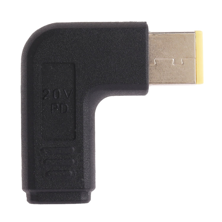 USB-C / Typ-C-Buchse an Lenovo Big Square Winkel-Adapter für Lenovo Laptops