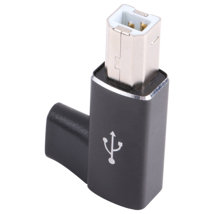 USB-C Buchse Winkel auf USB 2.0 B MIDI Adapter für Instrumente/Drucker/Scanner