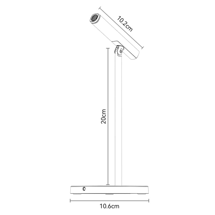 YESIDO KR18 360 Grad omnidirektionales Desktop-Mikrofon mit Geräuschunterdrückung und USB-Unterdrückung, KR18