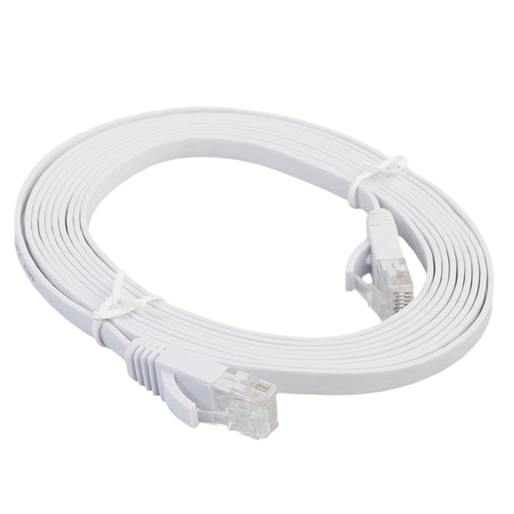 Ultradünnes Netzwerk-LAN-Kabel CAT6, Patchkabel RJ45 2/3/5/10m (weiß)
