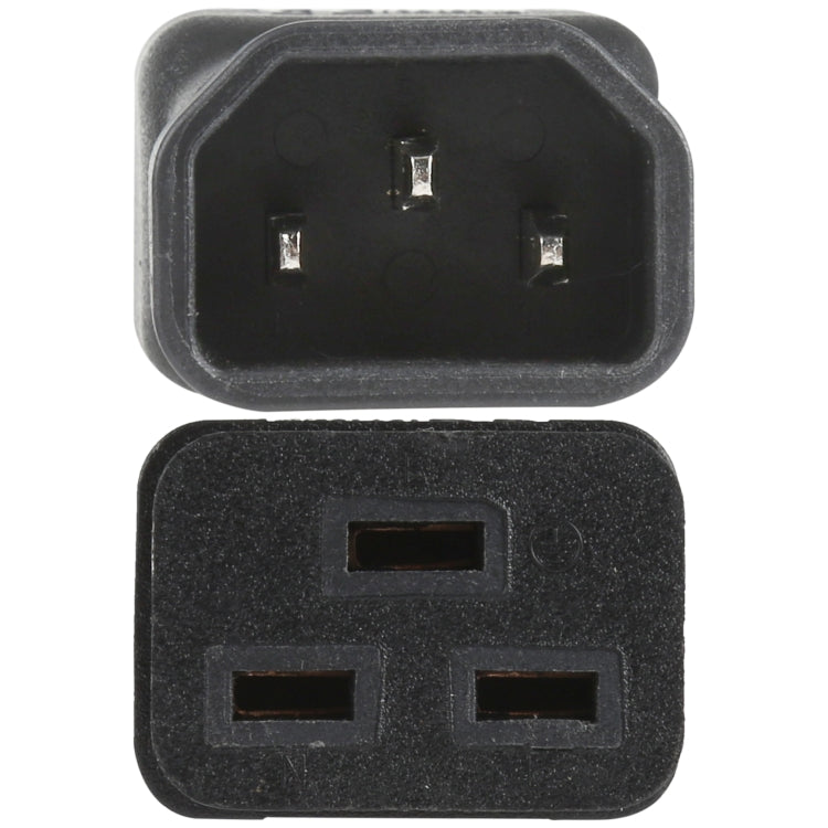 C14 auf C19 AC-Netzstecker-Adapter-Konverter-Buchse, C14 to C19