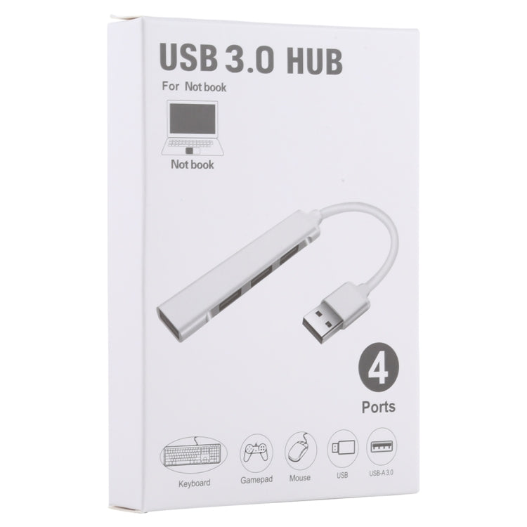 A-809 USB 3.0 + 3 x USB 2.0 auf USB 3.0 HUB-Adapter aus Alu