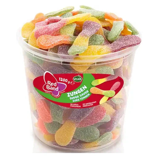 Red Band Zungen super sauer 100 Stück in der Dose