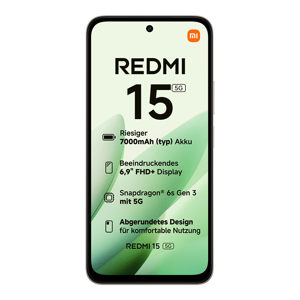 Redmi 15 5G 8GB/256GB | Titangrau 7000-mAh-Akku, einem 6.9-Zoll-FHD+-Display