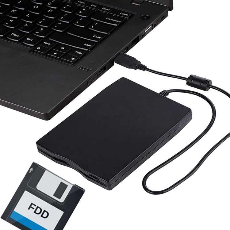 3,5 Zoll 1,44 MB FDD Tragbares externes USB-Diskettenlaufwerk für Laptop, Desktop