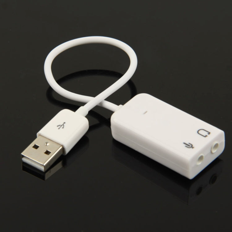 7.1-Kanal-USB-Soundadapter (weiß)