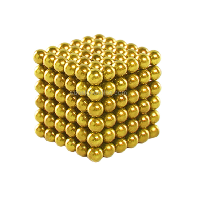 216 Mini Magnetkugeln Gold Grösse 4.9mm