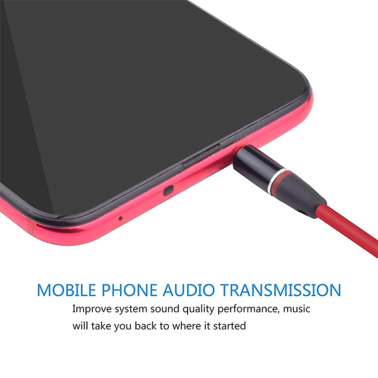 Aux -Audiokabel 3,5mm 1.2 für Kopfhörer & MP3 Player Rot