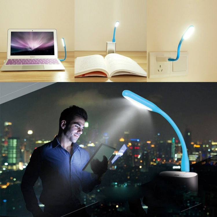 Tragbares Mini USB 6 LED-Licht, Leselicht, für PC / Laptops / Power Bank, flexibler Arm