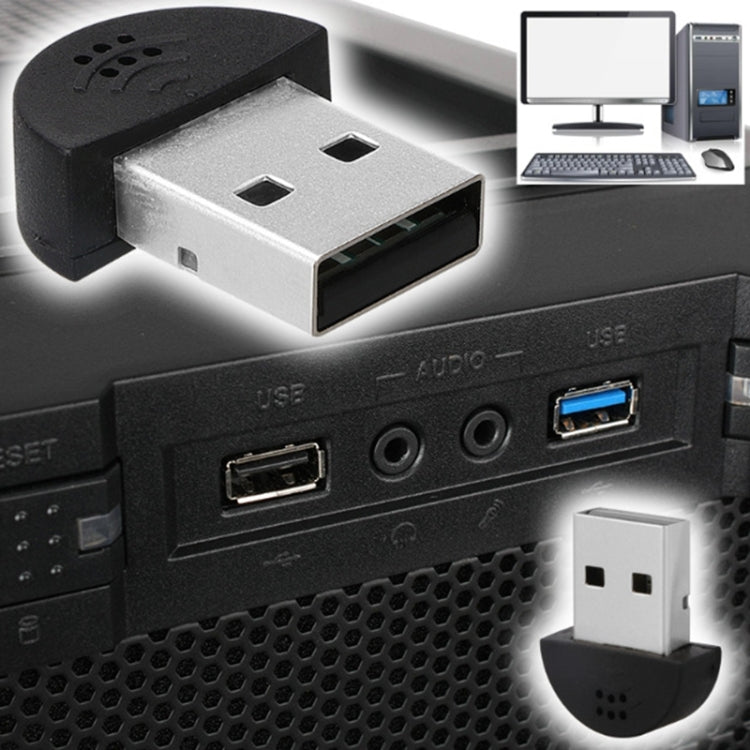 USB Mini Multimedia Aufnahme Sprachmikrofon