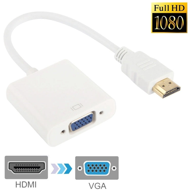 Full HD 1080P HDMI zu VGA für Computer / DVD / Digital Adapter