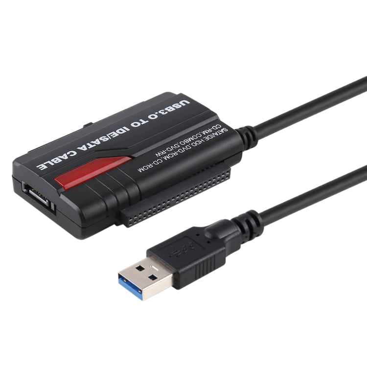 Externer Festplattenadapter für USB 3.0 zu IDE / SATA-Festplatte (schwarz)