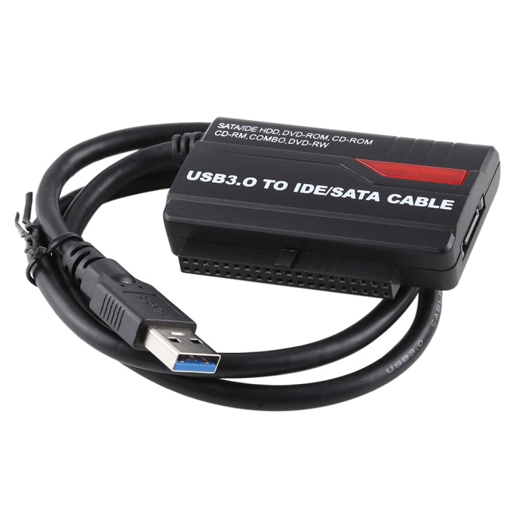 Externer Festplattenadapter für USB 3.0 zu IDE / SATA-Festplatte (schwarz)