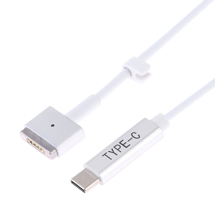 85 W 5-poliges MagSafe 2 (T-förmig) an USB-C / Typ C PD-Ladekabel (weiß)