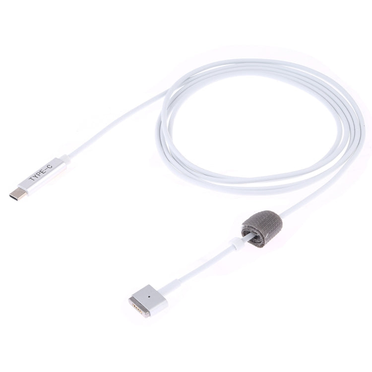 85 W 5-poliges MagSafe 2 (T-förmig) an USB-C / Typ C PD-Ladekabel (weiß)