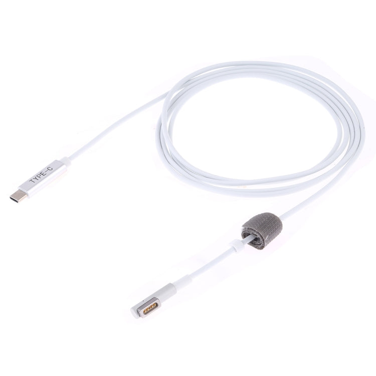 85 W 5-poliges MagSafe 1 (L-förmig) an USB-C / Typ C PD-Ladekabel (weiß)