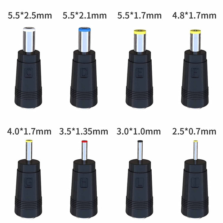 USB 5 V auf DC 9 V 5,5 mm x 2,5 mm Konverter Spannungswandler mit 8 Adaptern
