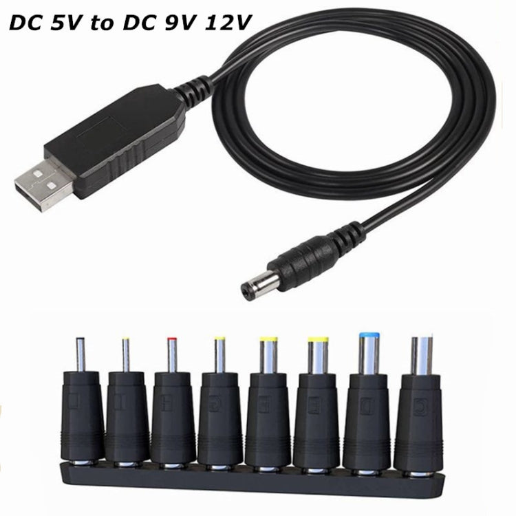 DC 5 V auf DC 9 V 12 V USB-Spannungsaufwärtswandlerkabel, DC 5V to DC 9V 12V