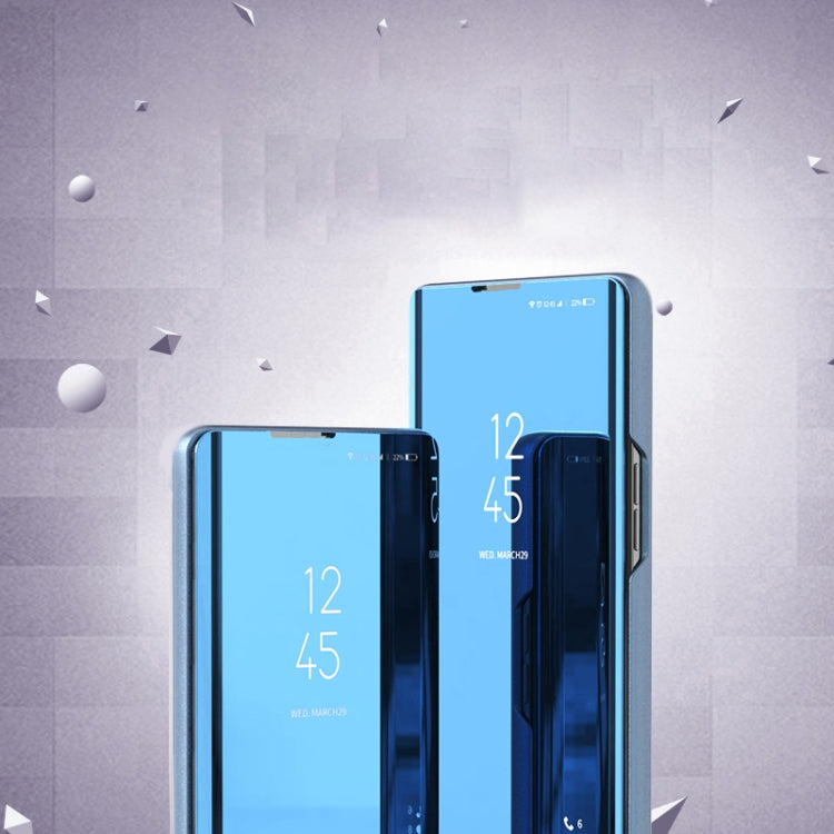 Für Honor X9c plattierter Spiegel Horizontal Flip Leder-Telefonkasten mit Halter