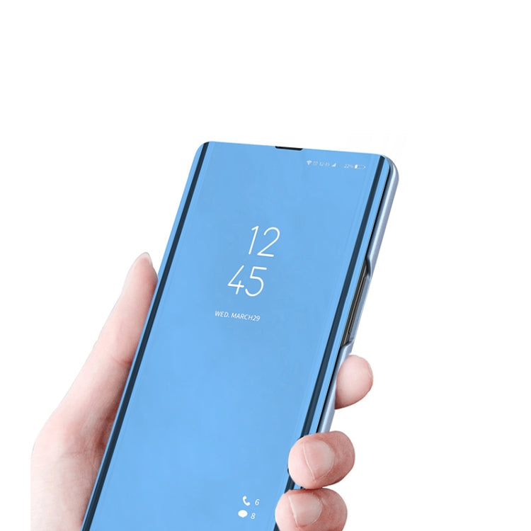 Für Honor X9c plattierter Spiegel Horizontal Flip Leder-Telefonkasten mit Halter