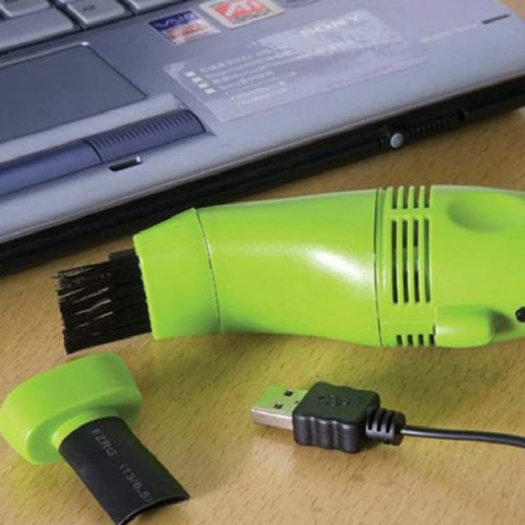 Mini USB Desktop Tischtastatur Staubsauger mit Bürsten